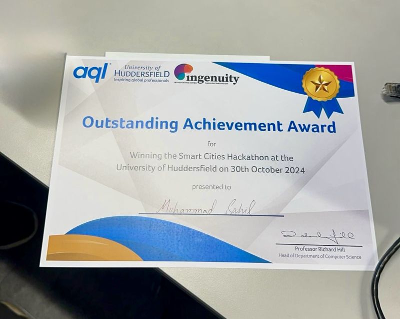 Winning the AQL Smart Cities IoT Hackathon